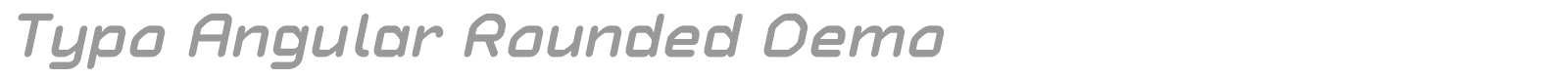 Typo Angular Rounded font preview
